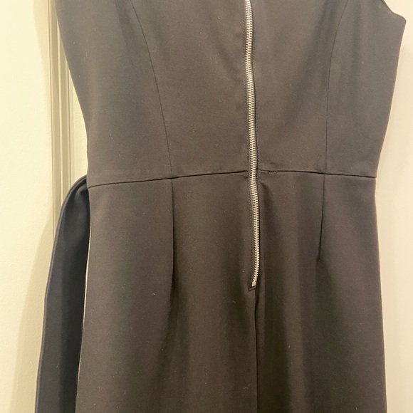 NWOT - INC - Mixed Media Faux Wrap Tie Front Dress - Picture 11 of 15